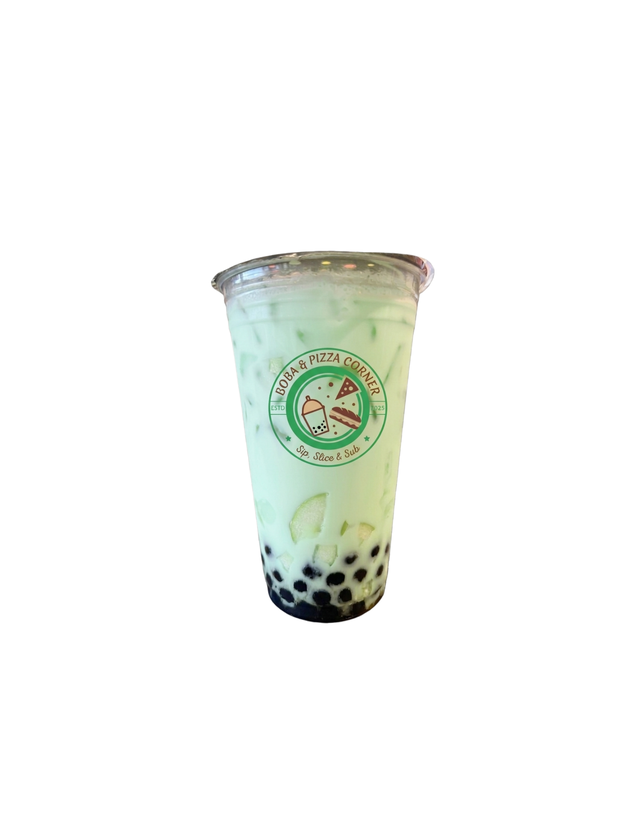 Green Apple Milk Tea.