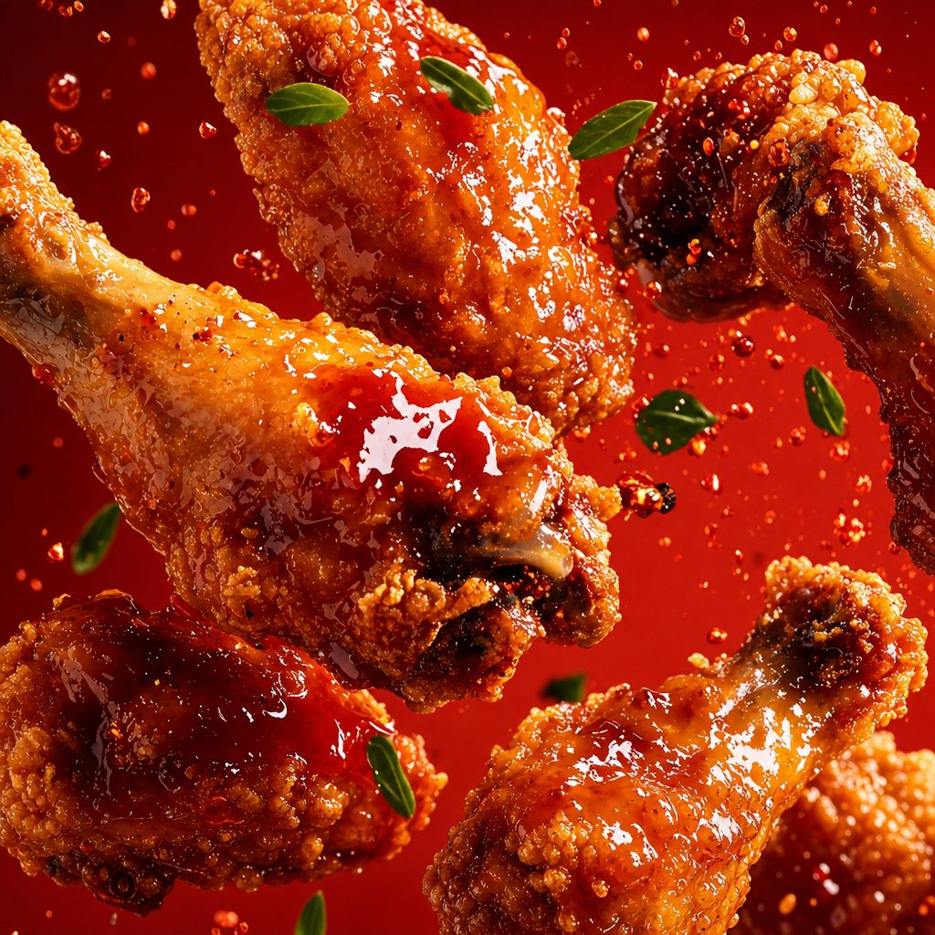 6pcs Buffalo Wings.